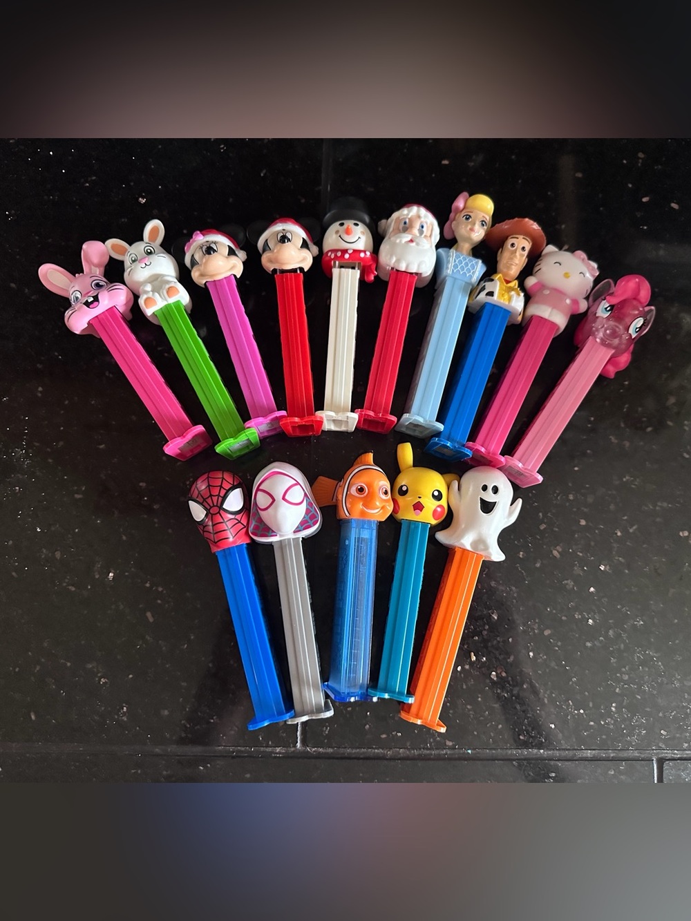 PEZ Candy Dispensers - Lot of 15 Assorted Characters